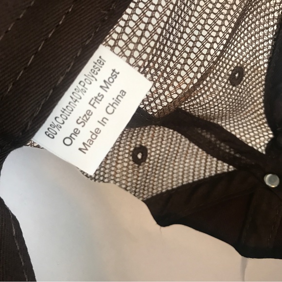 Distressed Canvas, Mesh Back Ponytail Hat Adjustable. Leopard Print - Picture 12 of 13